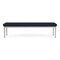 Lesro Lenox Steel 3 Seat Bench, Navy/Midnight Seat, Navy/Midnight Back, 67 W 21 L 18.5 H LS3001 - alternate 1